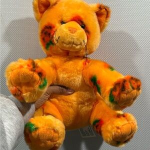 Build A Bear Pumpkin Kitty OG 2008 Orange Jack-O’-lantern Halloween Cat plush